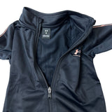 Under Armour Girls Full-Zip Track Jacket Black & Pink Size 5-New