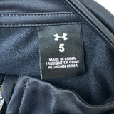 Under Armour Girls Full-Zip Track Jacket Black & Pink Size 5-New