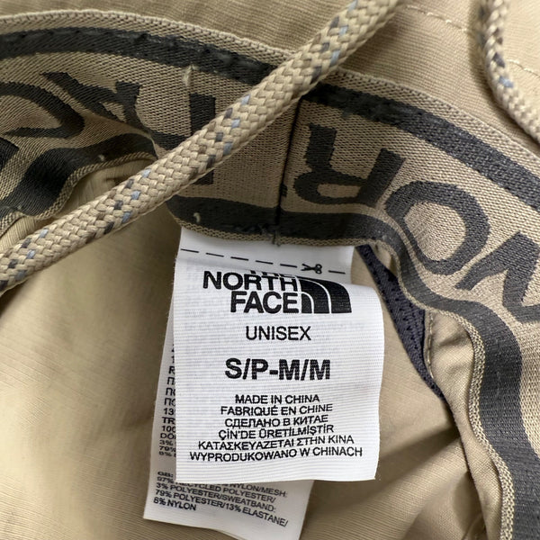 The North Face Unisex Khaki Polyester Bucket Sun Hat Adjustable Strap Size S/M