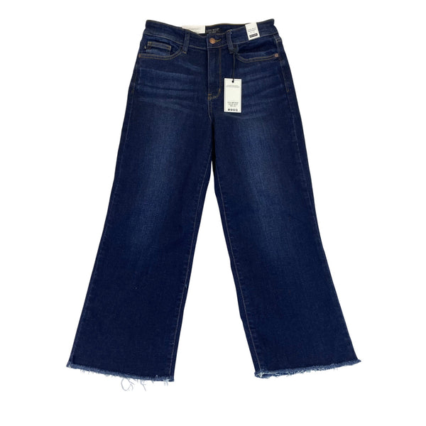 Judy Blue Womens Dark Wash High Waist Wide Leg Jeans Stretch Denim Size 5/27