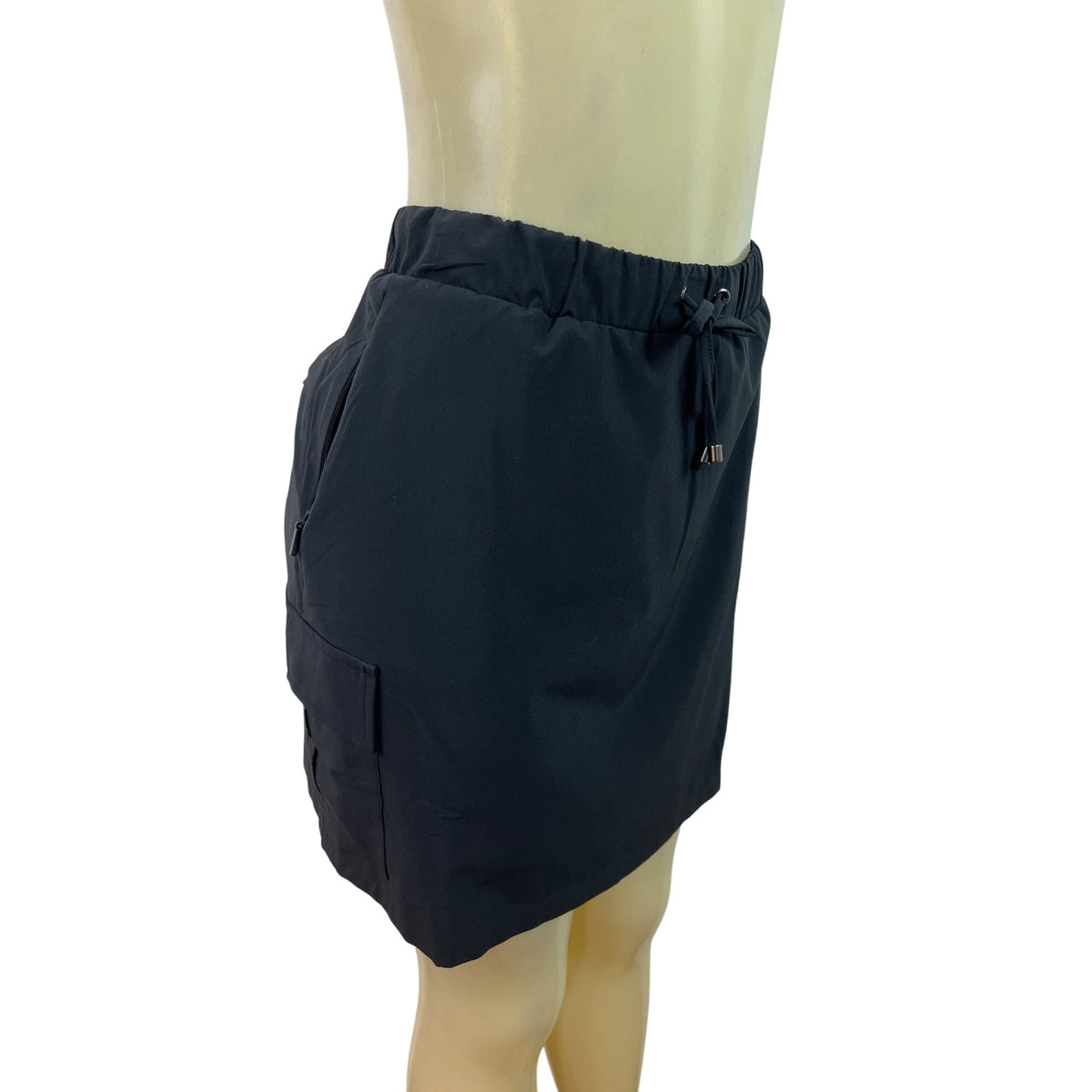 Chico’s Women's Black Skort With Side Pockets & Built In Shorts Size 8