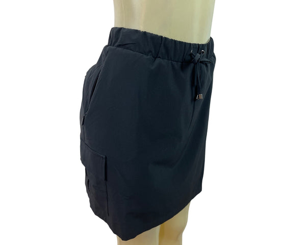 Chico’s Womens Black Skort With Side Pockets & Built-In Shorts Size 8