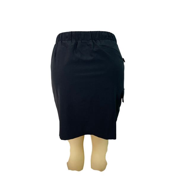 Chico’s Women's Black Skort With Side Pockets & Built In Shorts Size 8