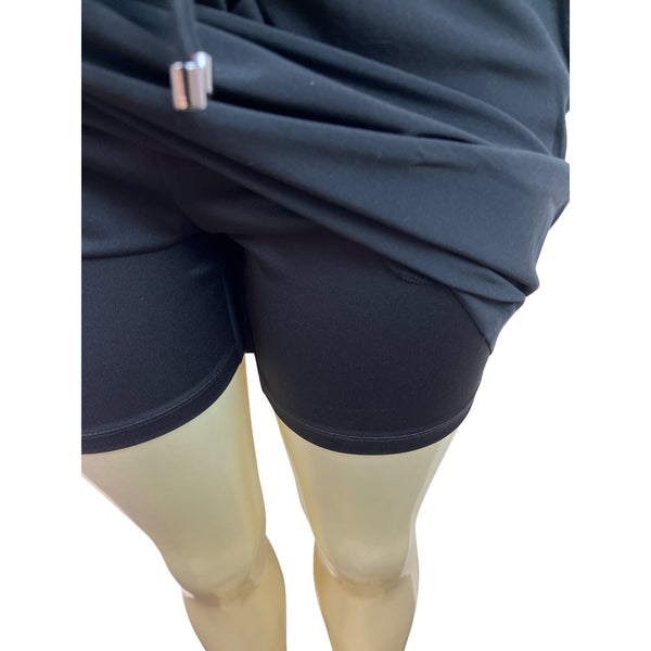 Chico’s Women's Black Skort With Side Pockets & Built In Shorts Size 8