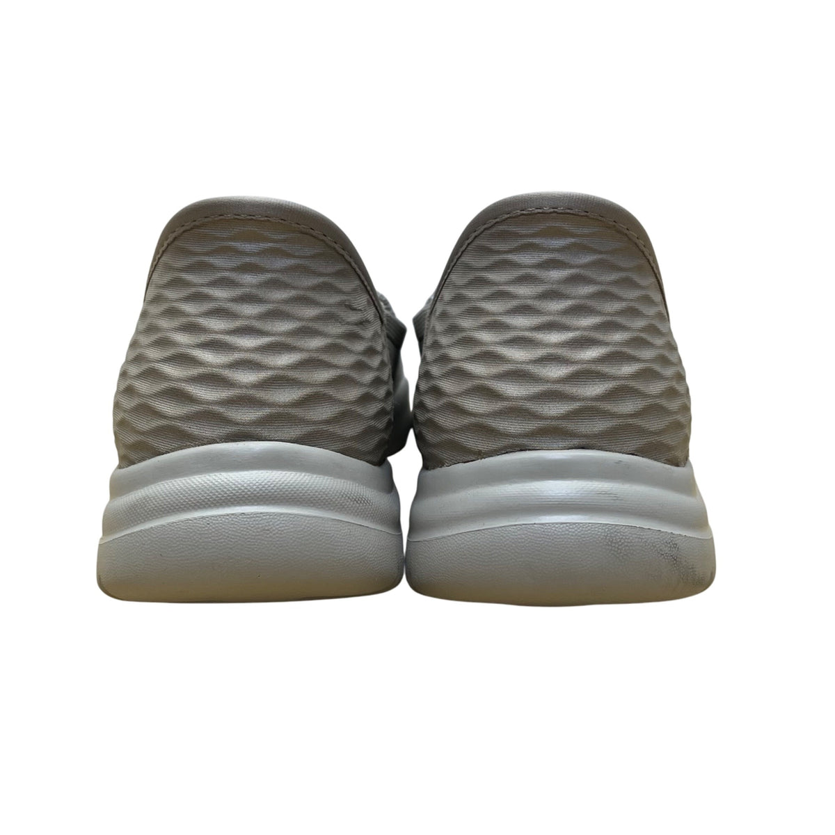 Skechers Women’s Grey Slip-ins Air-Cooled Memory Foam Flat Shoes Size 7.5