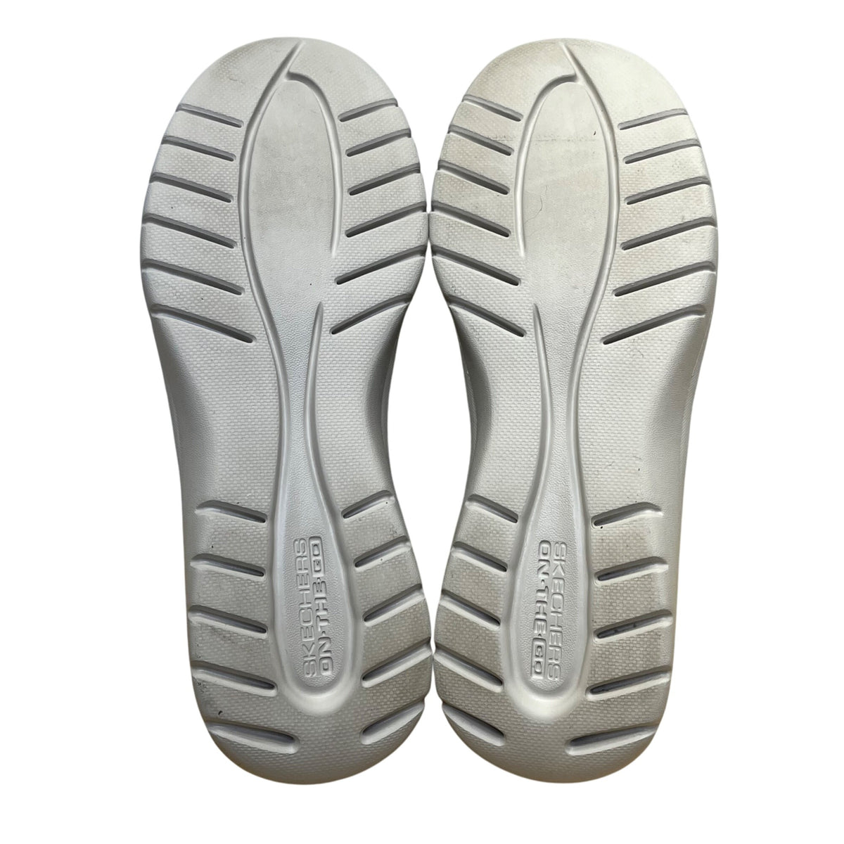 Skechers Women’s Grey Slip-ins Air-Cooled Memory Foam Flat Shoes Size 7.5