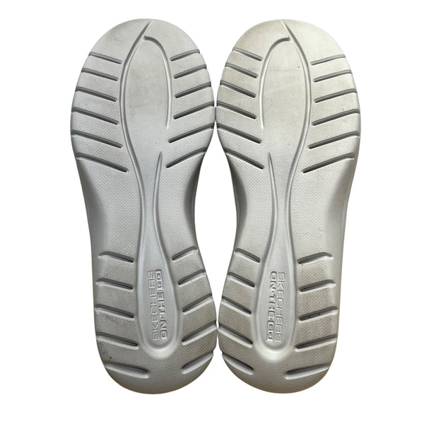 Skechers Women’s Grey Slip-ins Air-Cooled Memory Foam Flat Shoes Size 7.5
