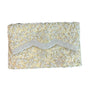 Vintage 1980's La Regale Women's White Beaded Evening Clutch Sz S