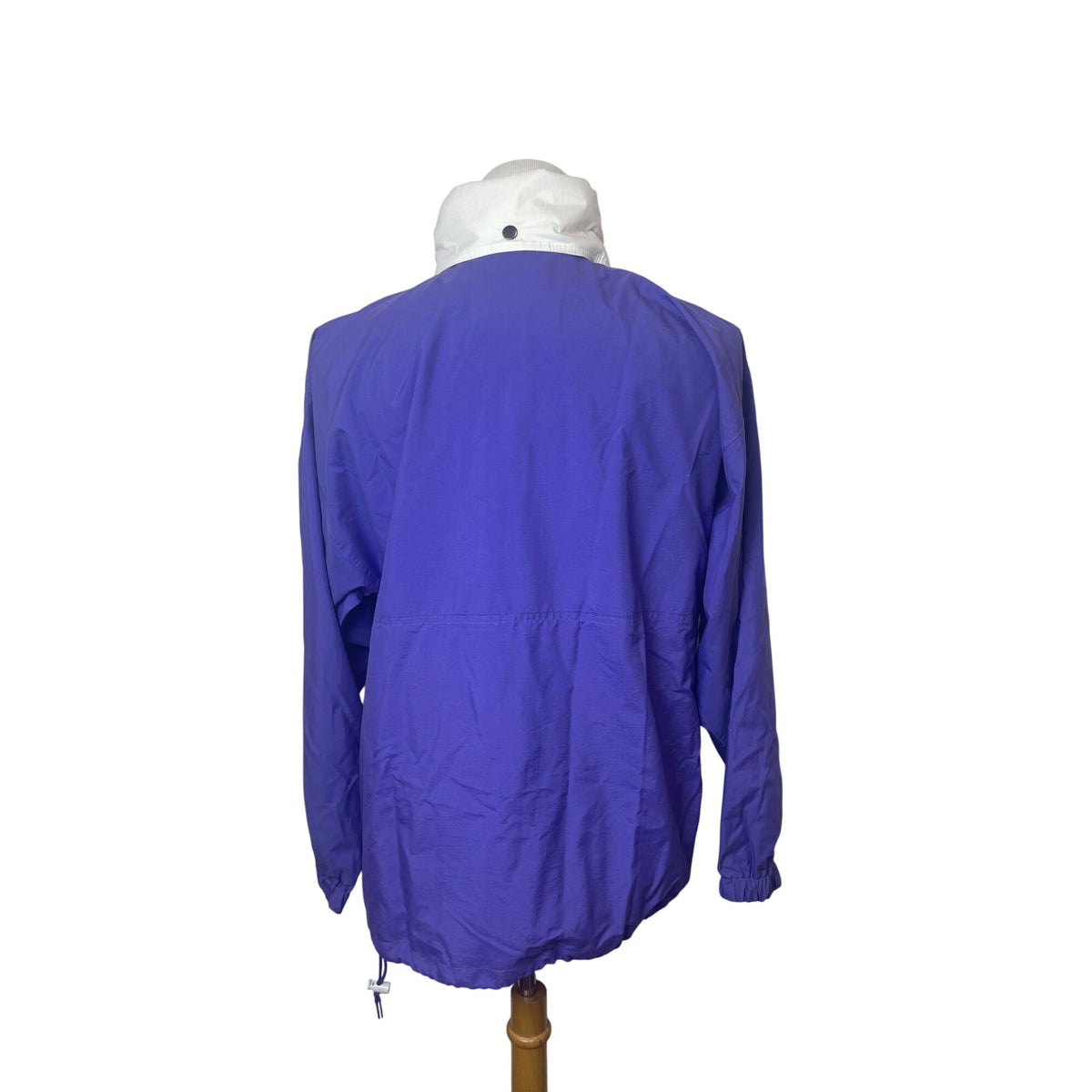 Fahrenheit Retro Men's Purple Jacket with Hoodie Zip Up and Button Up Size Small