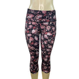 Lululemon Womens Floral Print High-Rise Crop Leggings Size 8
