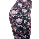 Lululemon Womens Floral Print High-Rise Crop Leggings Size 8