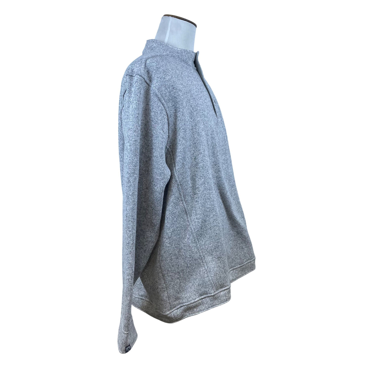 Storm Creek Mens Gray Heather Knit Long Sleeve Pullover Top Henley Style Sz 2XL