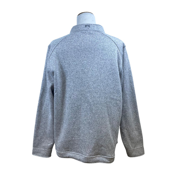 Storm Creek Mens Gray Heather Knit Long Sleeve Pullover Top Henley Style Sz 2XL