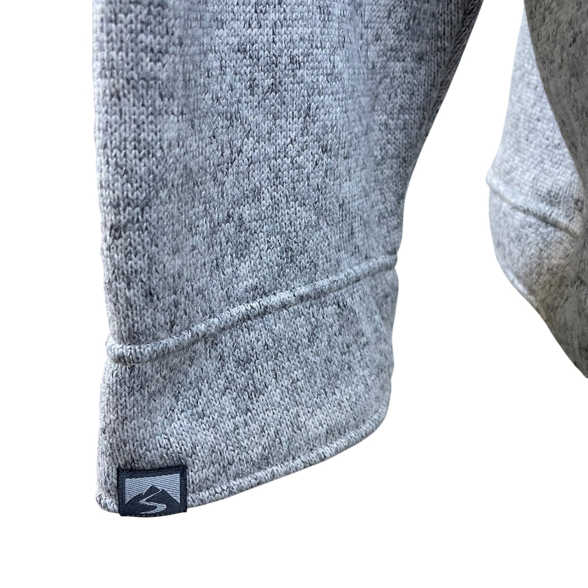 Storm Creek Mens Gray Heather Knit Long Sleeve Pullover Top Henley Style Sz 2XL