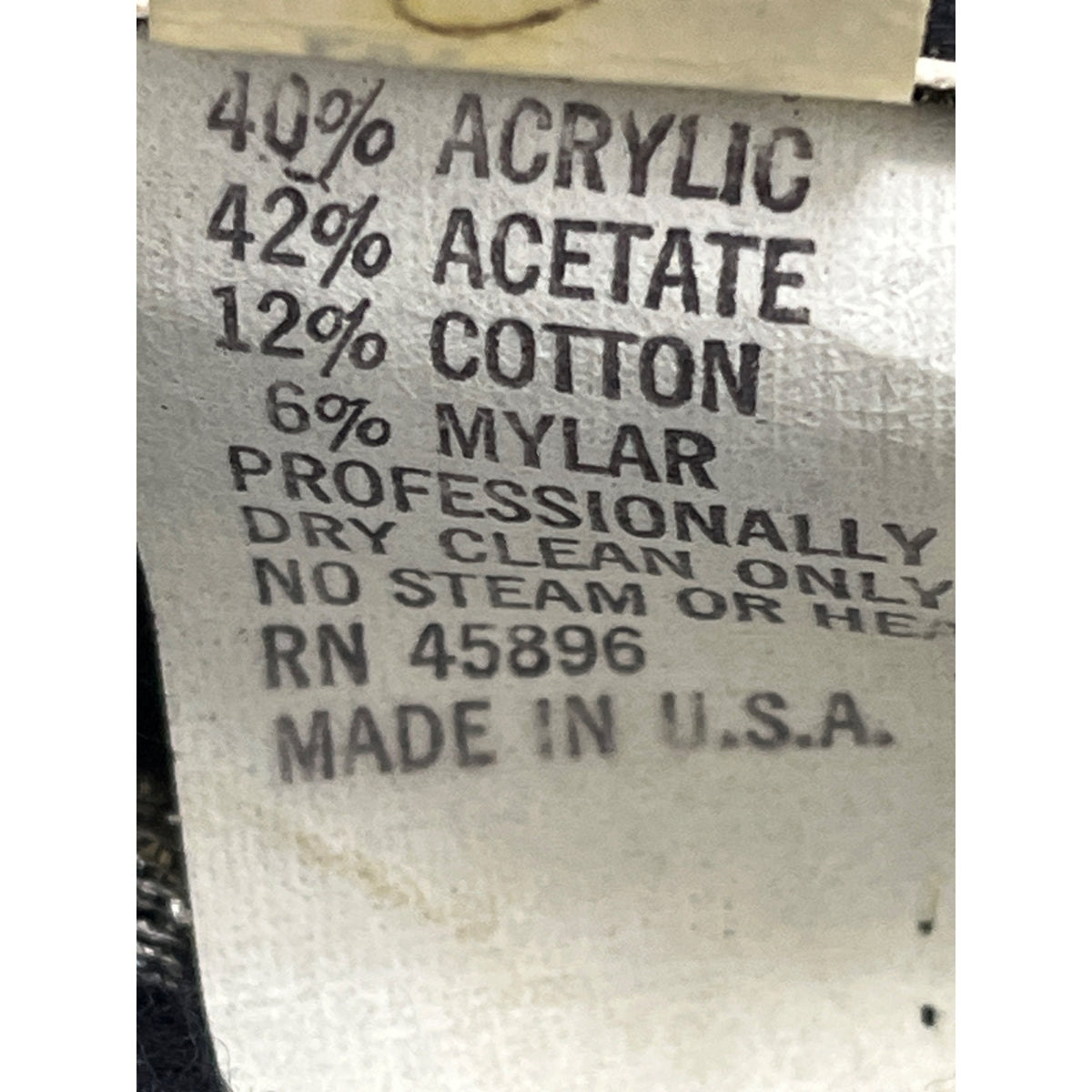 Vintage I. Magnin Women's Black Sequin Acrylic Blazer Shimmer Sparkle Size 12