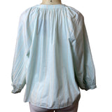 Levis Women's Light Blue Striped Blouse Sz XL - NWT