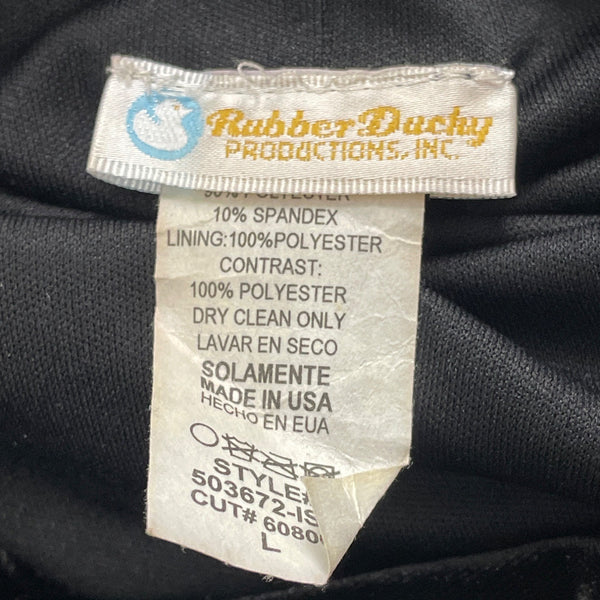 Rubber Ducky Womens Black Velvet Open Back Maxi Dress Size Large