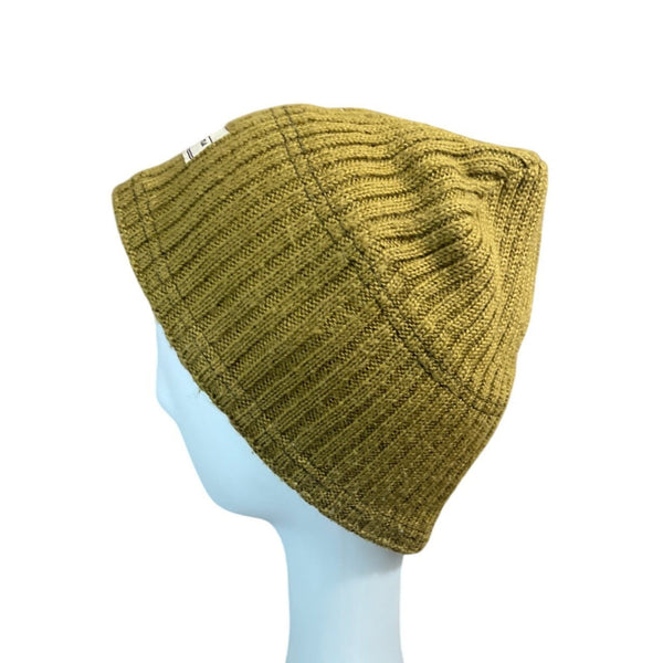 Timberland Wool Blend Authentic Outerwear Green Beanie Hat - One Size