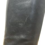 Franco Sarto Womens Black Leather Knee-High Cello Riding Boots Size 10M