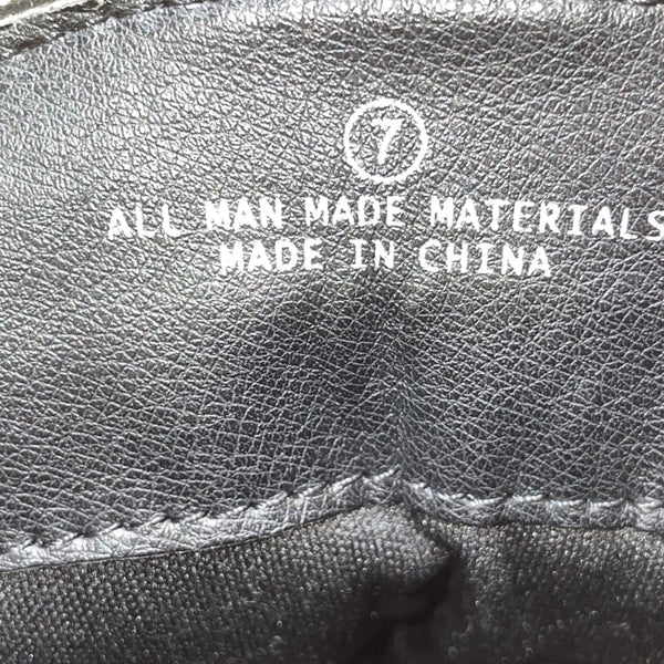 Liliana Womens Black Lace-Up All-Weather Design Chunky Heel Ankle Boots Size 7