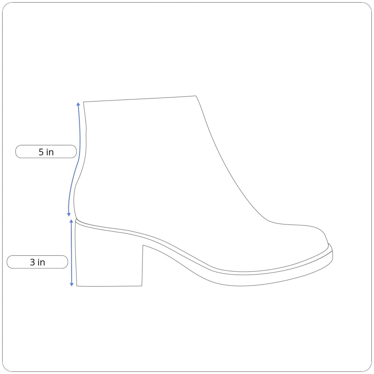 Liliana Womens Black Lace-Up All-Weather Design Chunky Heel Ankle Boots Size 7