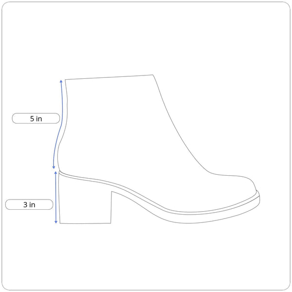 Liliana Womens Black Lace-Up All-Weather Design Chunky Heel Ankle Boots Size 7