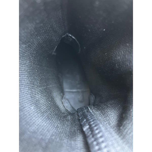 Tall Shaft Knee-High Boots Womens Black Platform Chunky Lug Sole Stretch Ribbed Knit