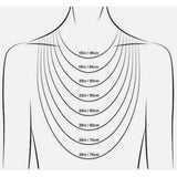 Women's Silver Tone Multi Layer Bib Chain Necklace - 17in