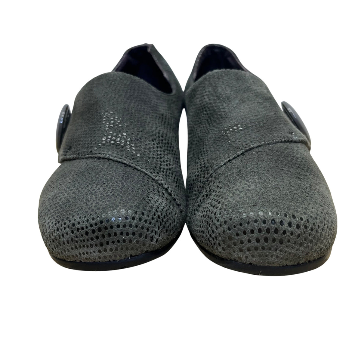 Vaneli Sport Women’s Grey Suede Slip-on Wedge Maxy Shoes Size 8M