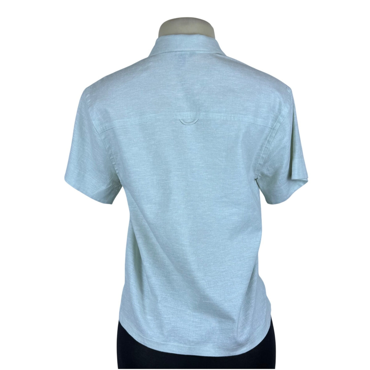 Allbirds Women’s Light Green Short Sleeve Button-Up Shirt Size XS