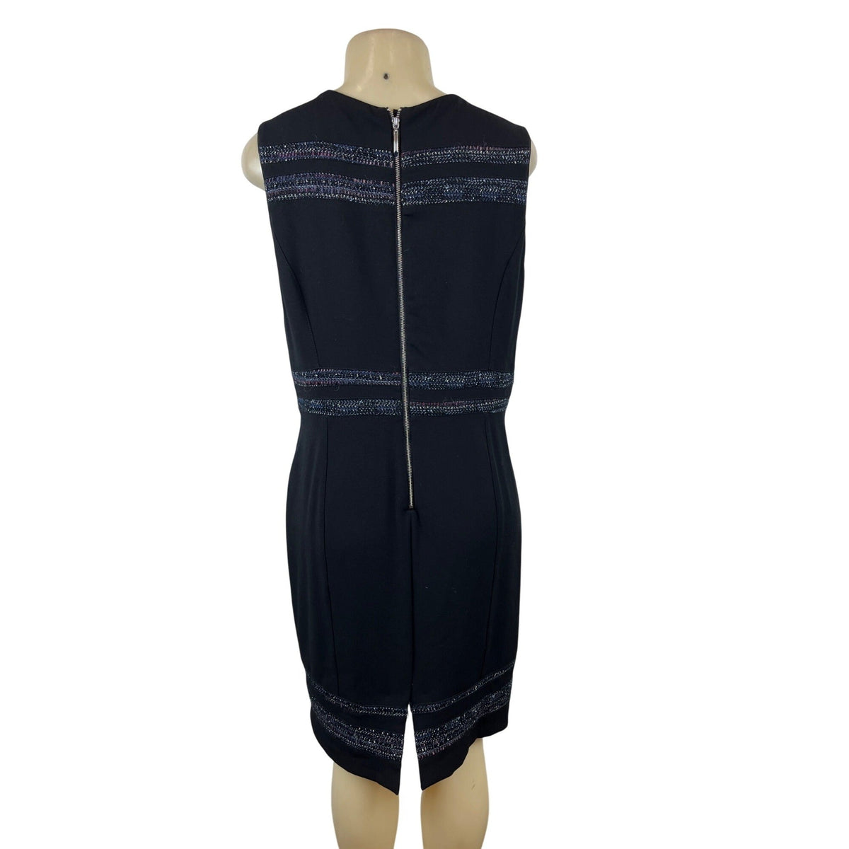 White House Black Market Womens Sleeveless Sheath Dress Sz 14