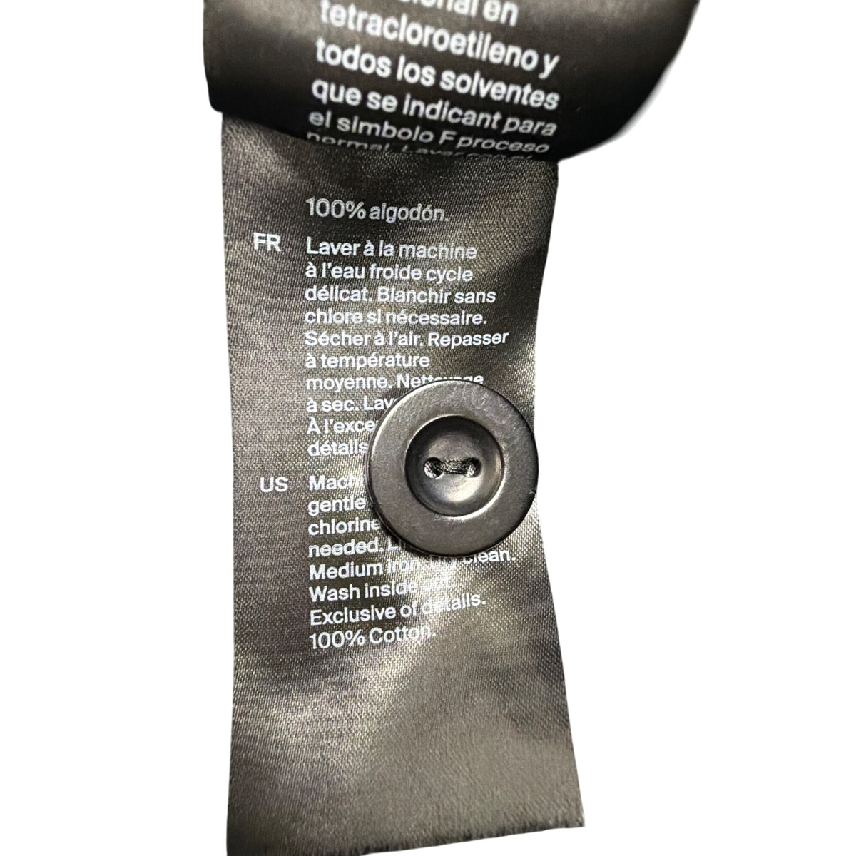 COS Womens Black Cotton Overalls Button Strap Casual Size XS