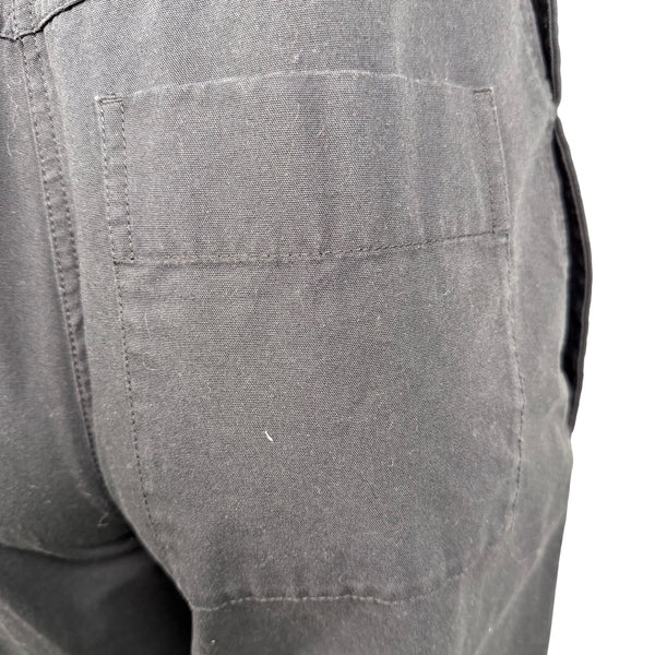 COS Womens Black Cotton Overalls Button Strap Casual Size XS