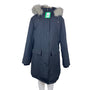 Andrew Marc Women's Black Coat With Fur Hoodie Size XL - New