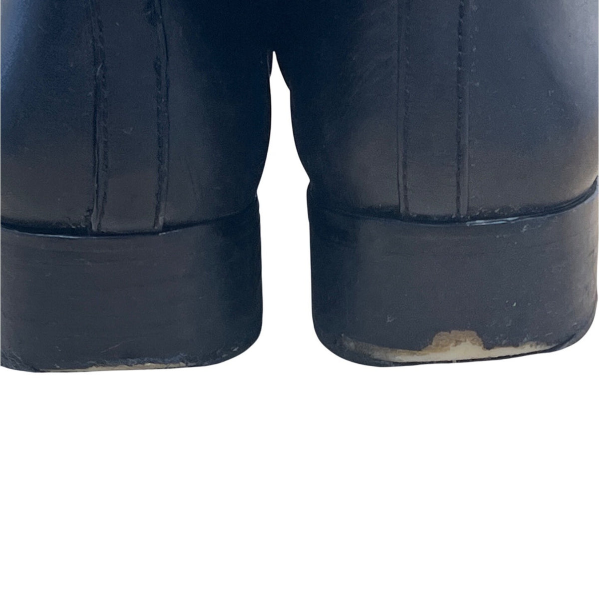 Tory Burch Women’s Black Leather Knee-High Riding Zip Up Boots Sz 10M