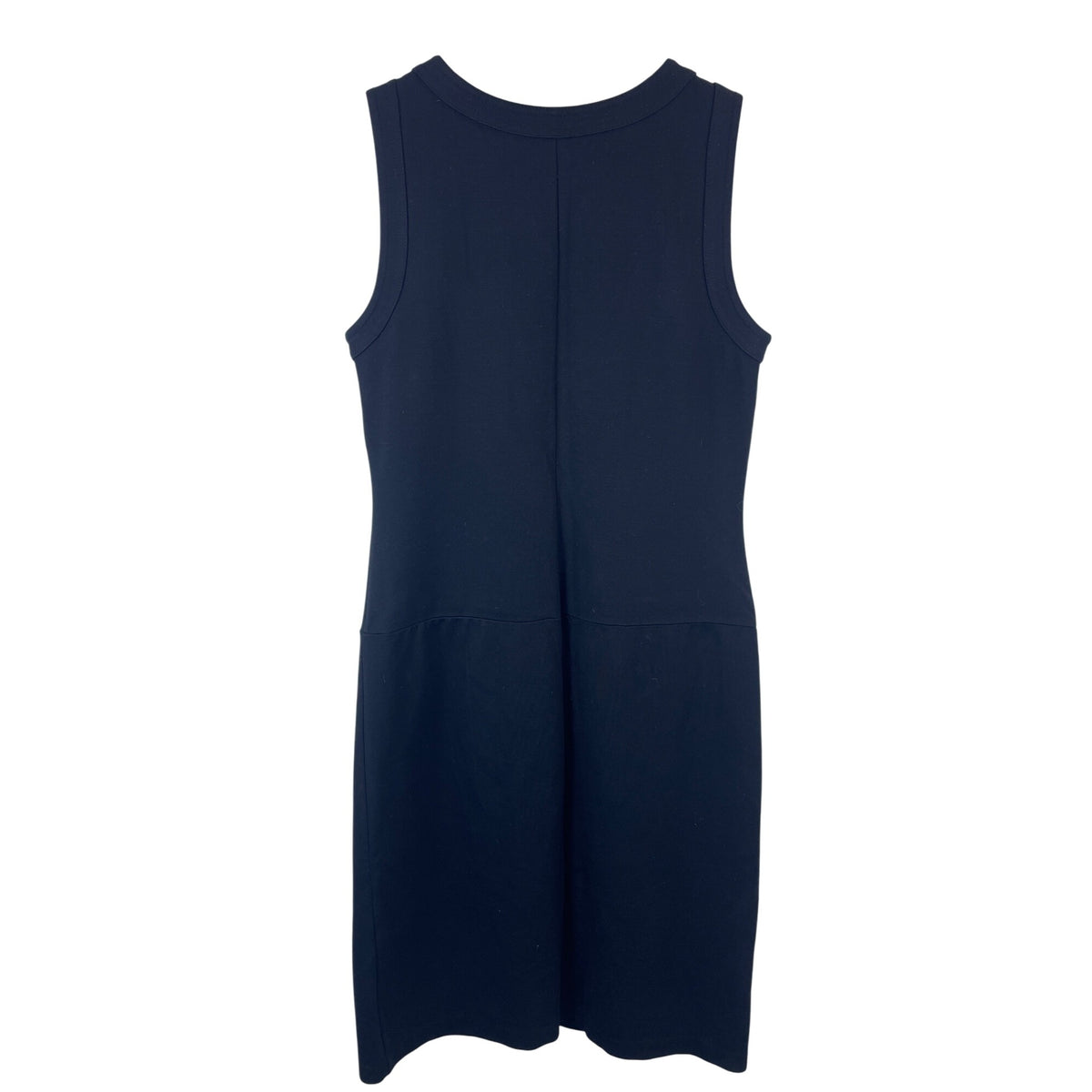 J. Crew Womens Black Sleeveless Button-Front Dress With Pockets Size S
