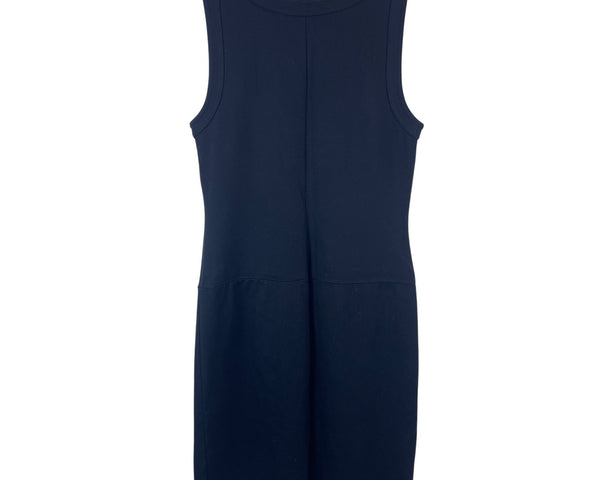 J. Crew Womens Black Sleeveless Button-Front Dress With Pockets Size S