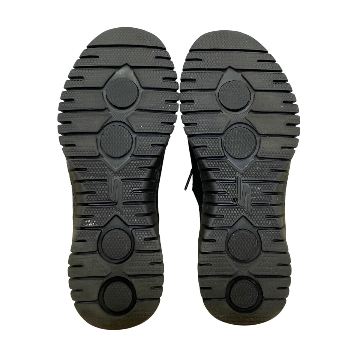 Skechers Women’s Black Knit Lace Up Detail Flexible Casual Sneakers Size 8.5