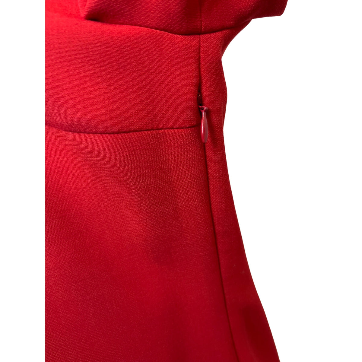Diane von Furstenberg Women's Red Long Sleeve Shirt Dress Sz 4 - NWT
