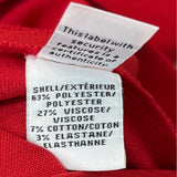 Diane von Furstenberg Women's Red Long Sleeve Shirt Dress Sz 4 - NWT