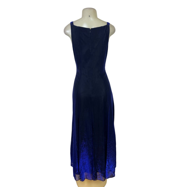 Besty & Adam Blue Women’s Formal Dress With Sparkle Accents Sz 7-8