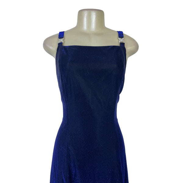 Besty & Adam Blue Women’s Formal Dress With Sparkle Accents Sz 7-8