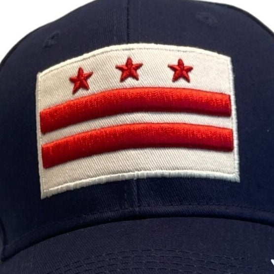 DC One Men's Navy Hat D.C. Flag Baseball Cap