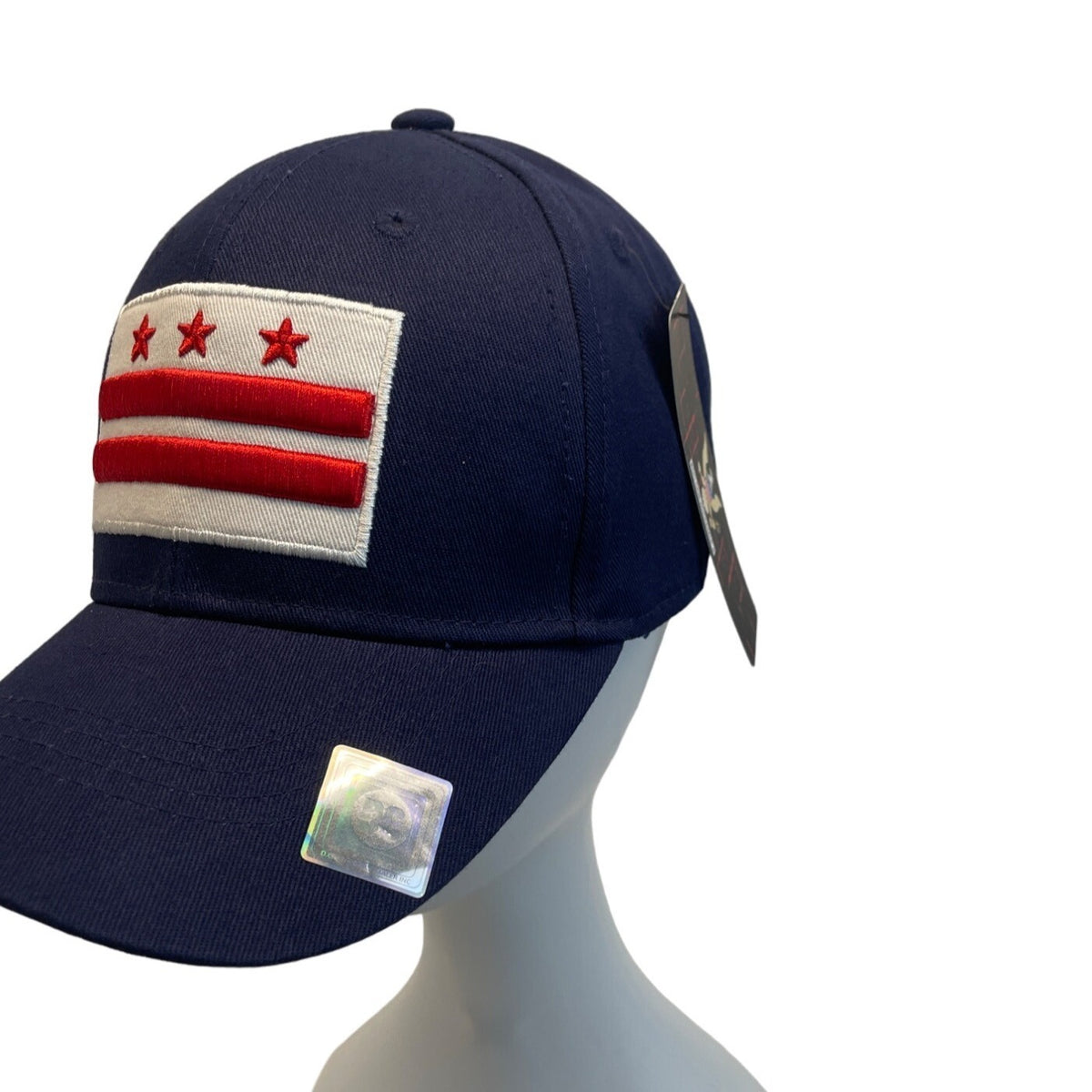 DC One Men's Navy Hat D.C. Flag Baseball Cap