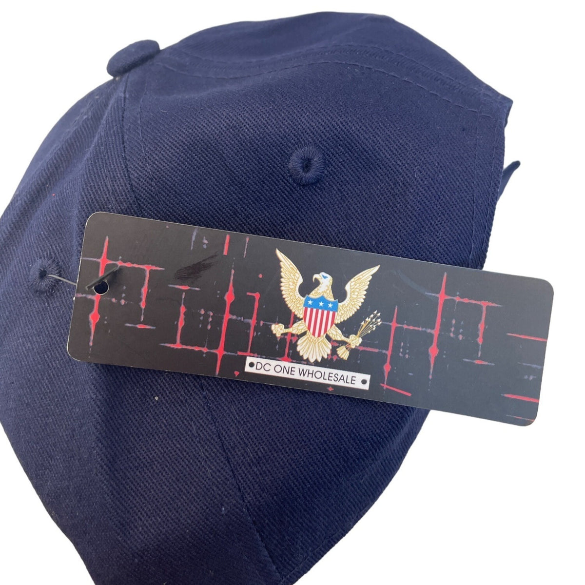 DC One Men's Navy Hat D.C. Flag Baseball Cap