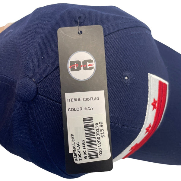 DC One Men's Navy Hat D.C. Flag Baseball Cap