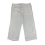 Eddie Bauer Womens White Wide and Linen Capri Pants Size 12 - NEW
