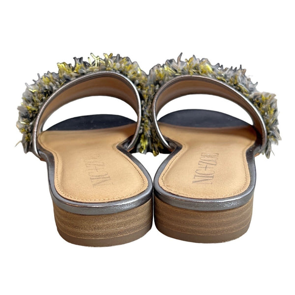 Nic-Zoe Women's Silver Gunmetal Sandy 2 Sandals Sz 7.5M