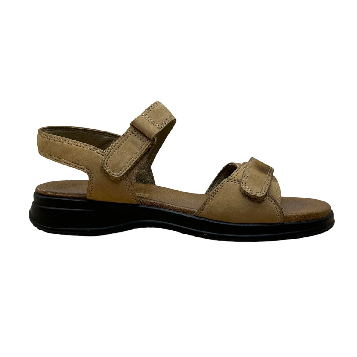 Easy Spirit Women’s Camel Nubuck Anti-Gravity Sandals Adjustable Straps Size 7M