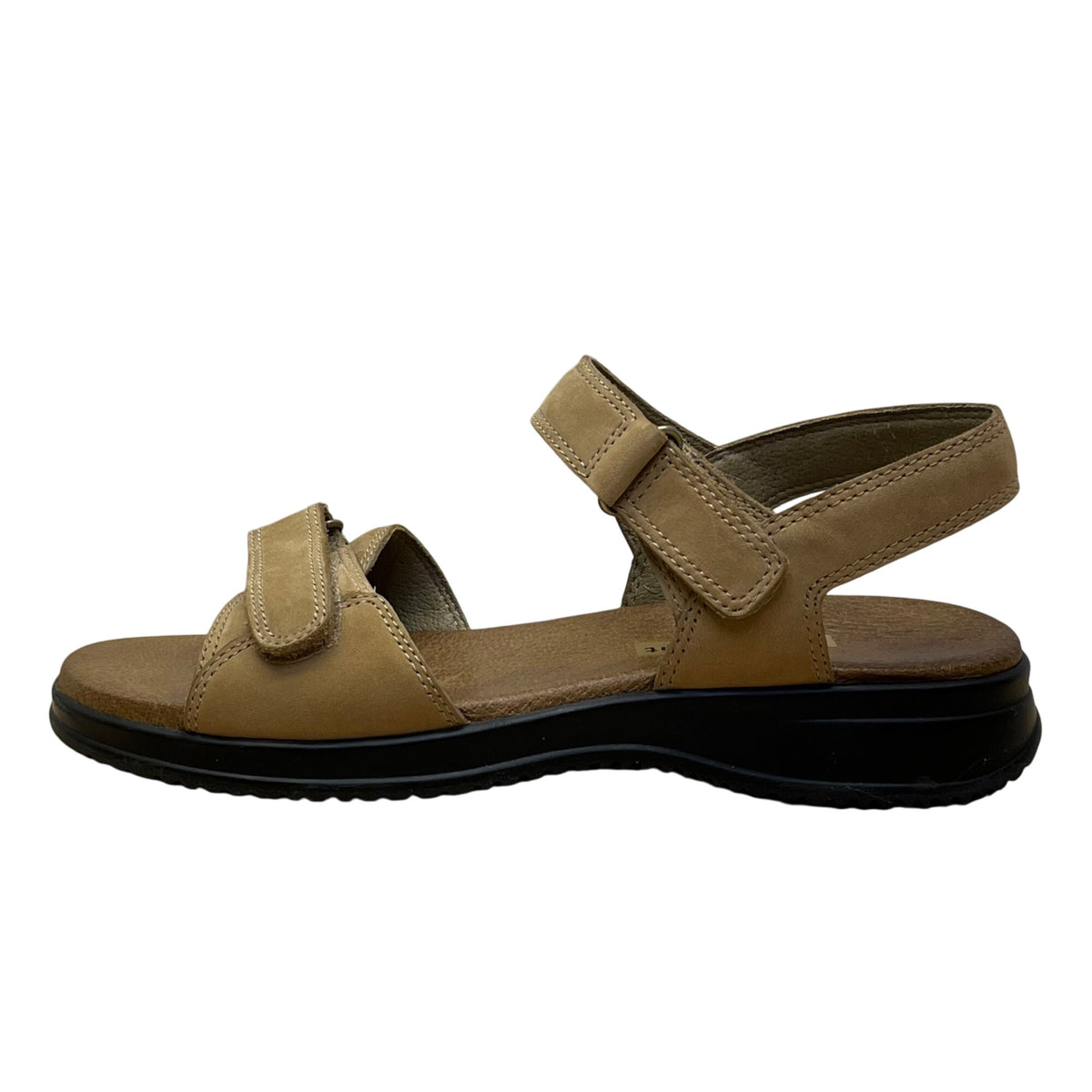 Easy Spirit Women’s Camel Nubuck Anti-Gravity Sandals Adjustable Straps Size 7M